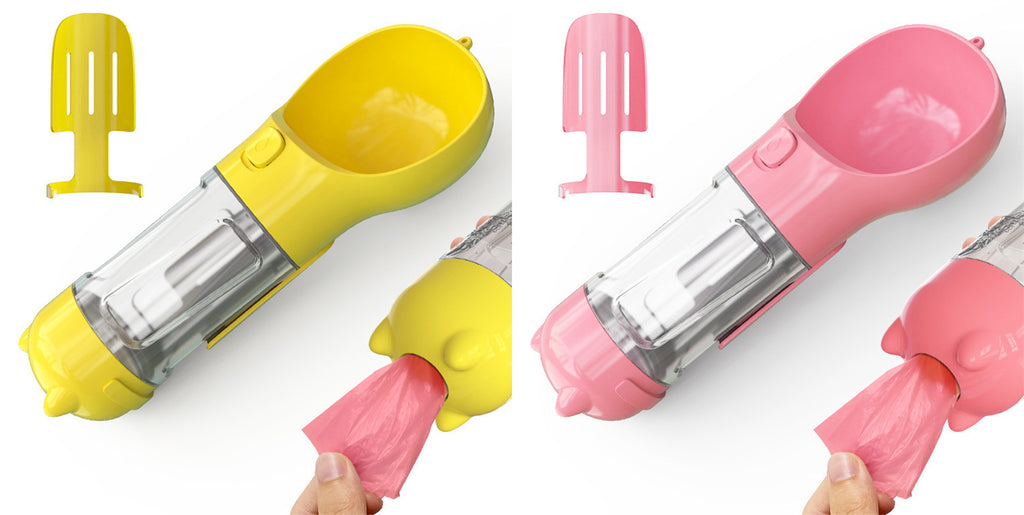 Portable Pet Travel Water Bottle & Bowl