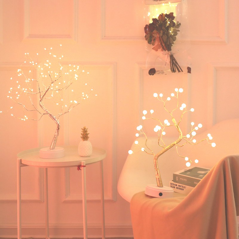 LED Pearl Christmas Tree Night Light