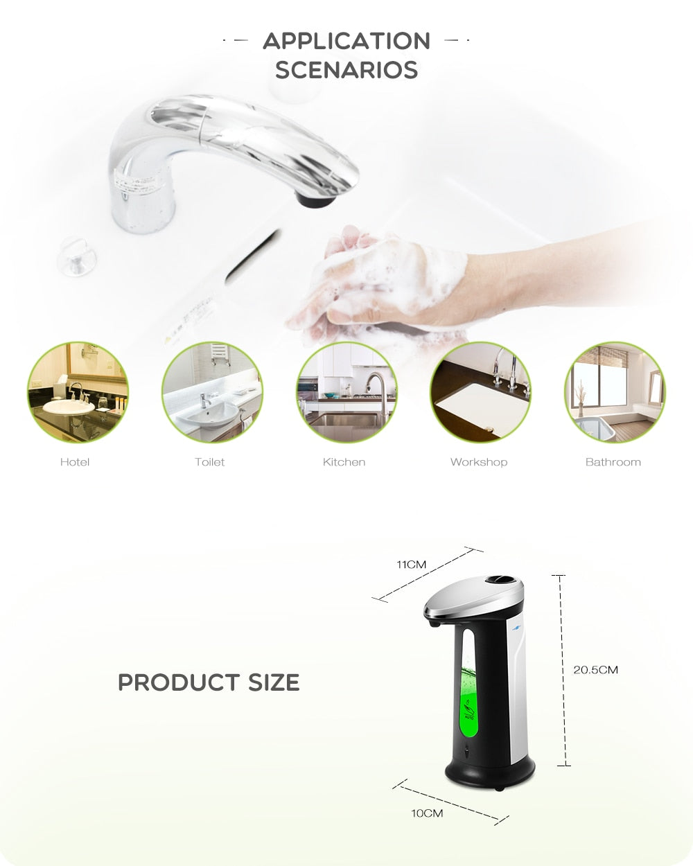 Smart Sensor Automatic Soap Dispenser