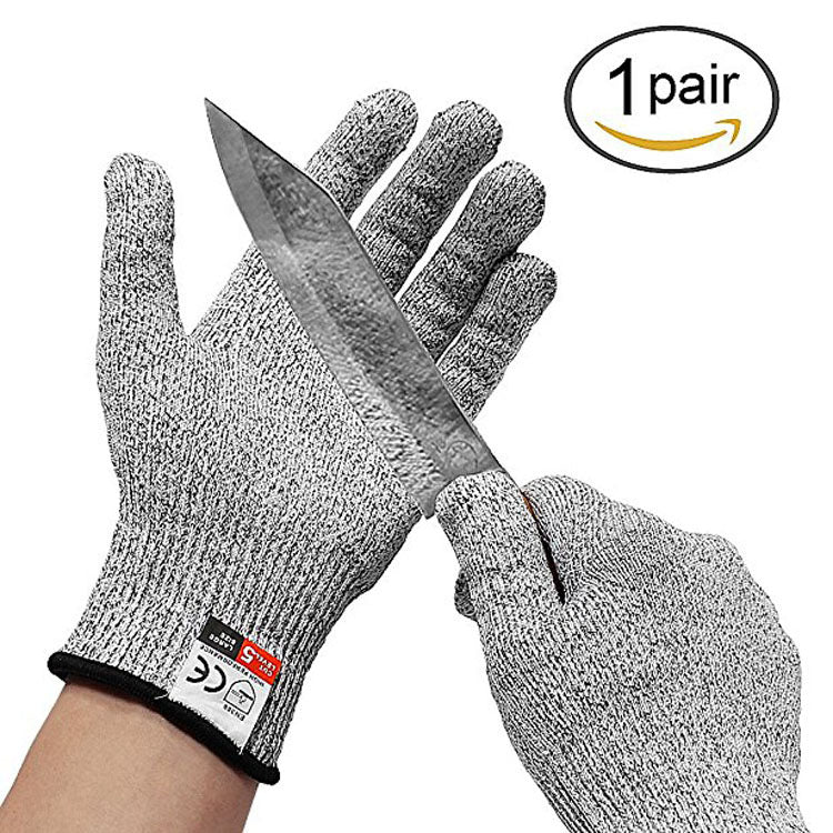 Anti-Cut Rubber Coated Safety Gloves