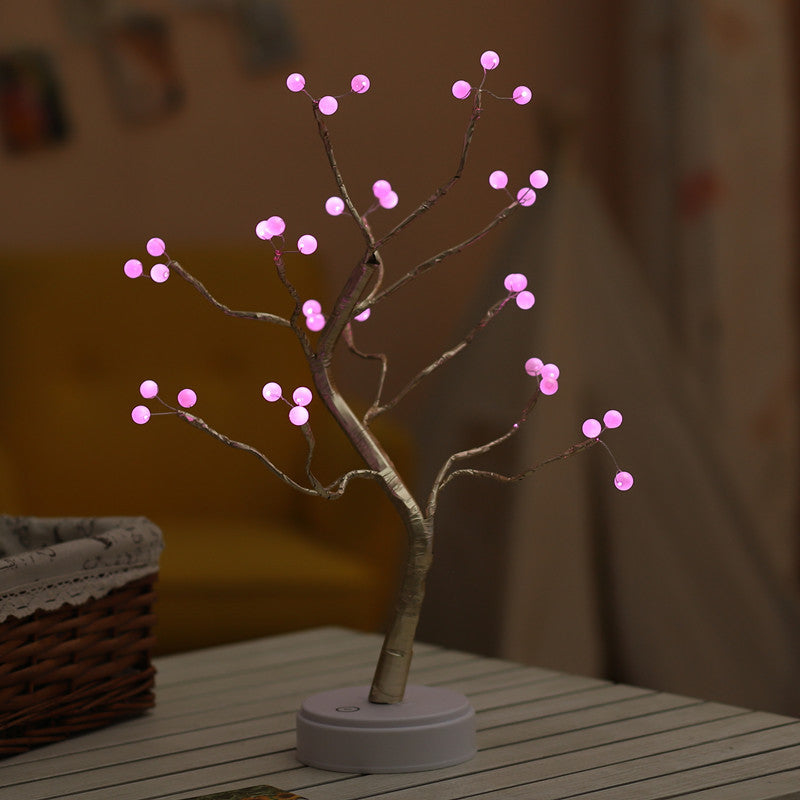 LED Pearl Christmas Tree Night Light