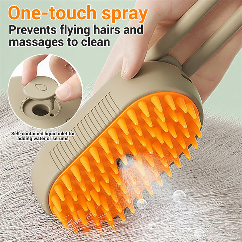 Steam Pet Hair Brush & Massage Comb