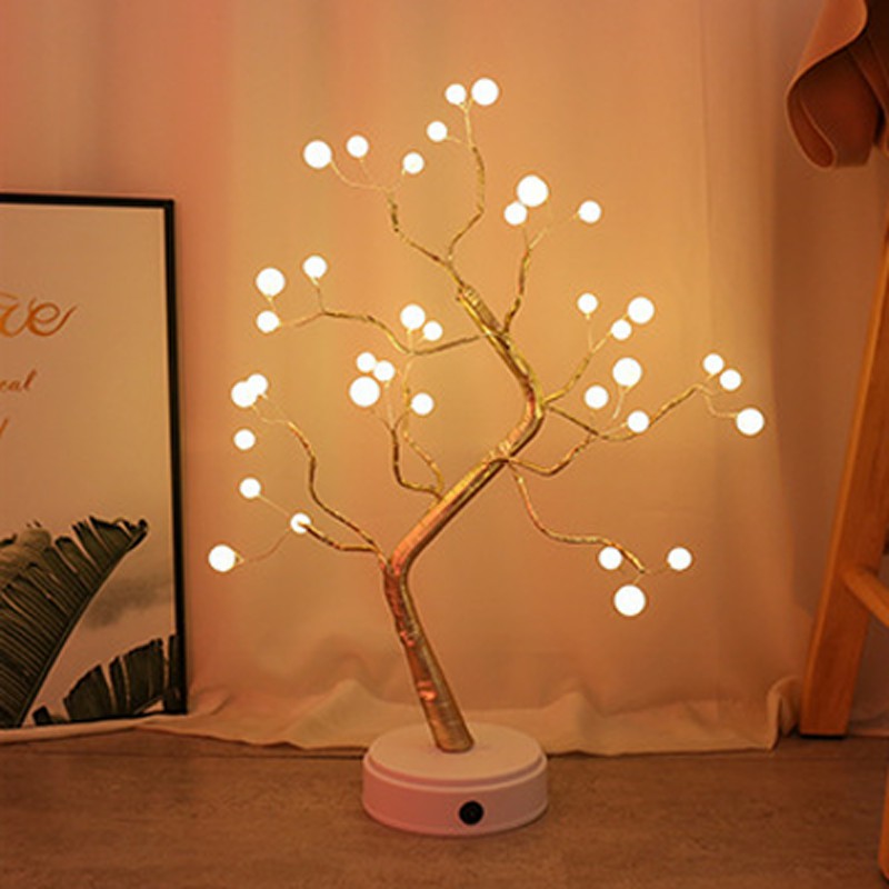 LED Pearl Christmas Tree Night Light