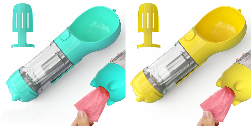 Portable Pet Travel Water Bottle & Bowl