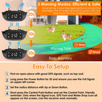 Wireless GPS Dog Fence & Tracker Collar