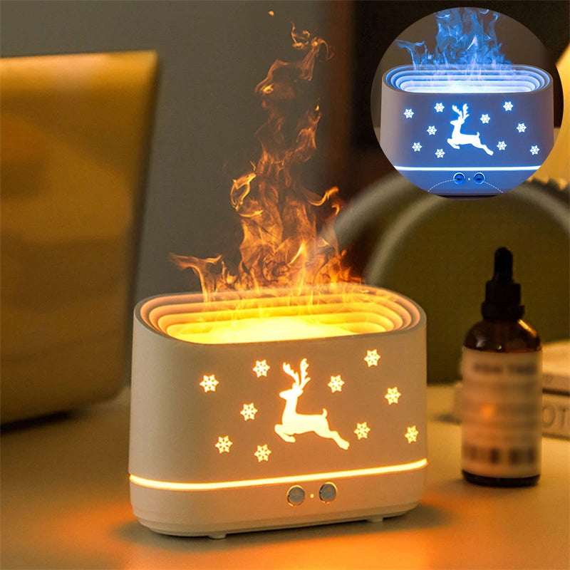 Elk Flame Humidifier & Diffuser Lamp