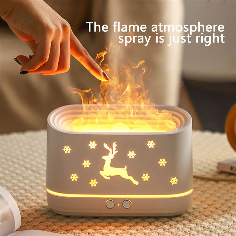 Elk Flame Humidifier & Diffuser Lamp