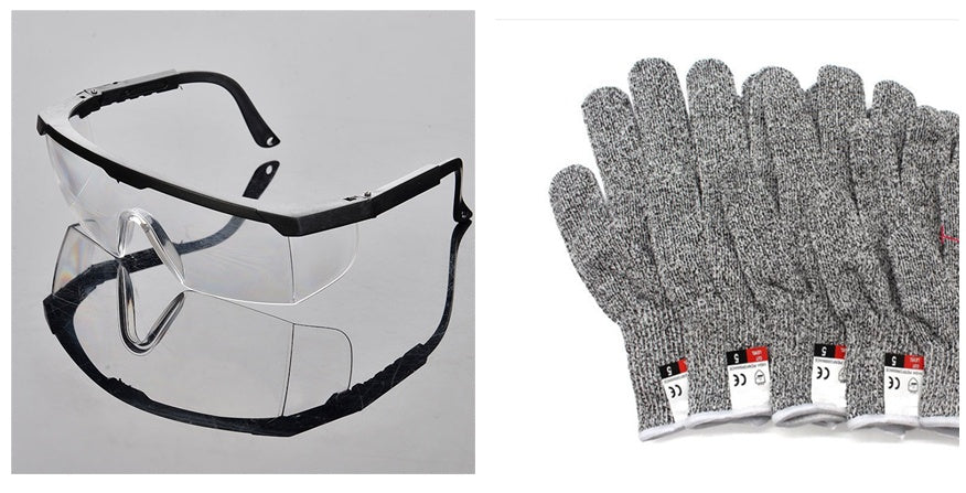 Anti-Cut Rubber Coated Safety Gloves