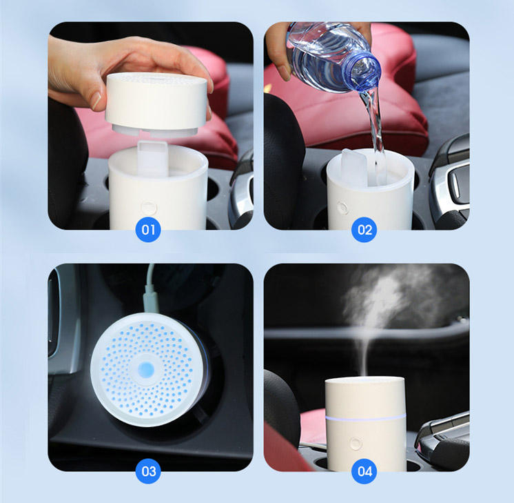 Car Aroma Diffuser & Ultrasonic Humidifier