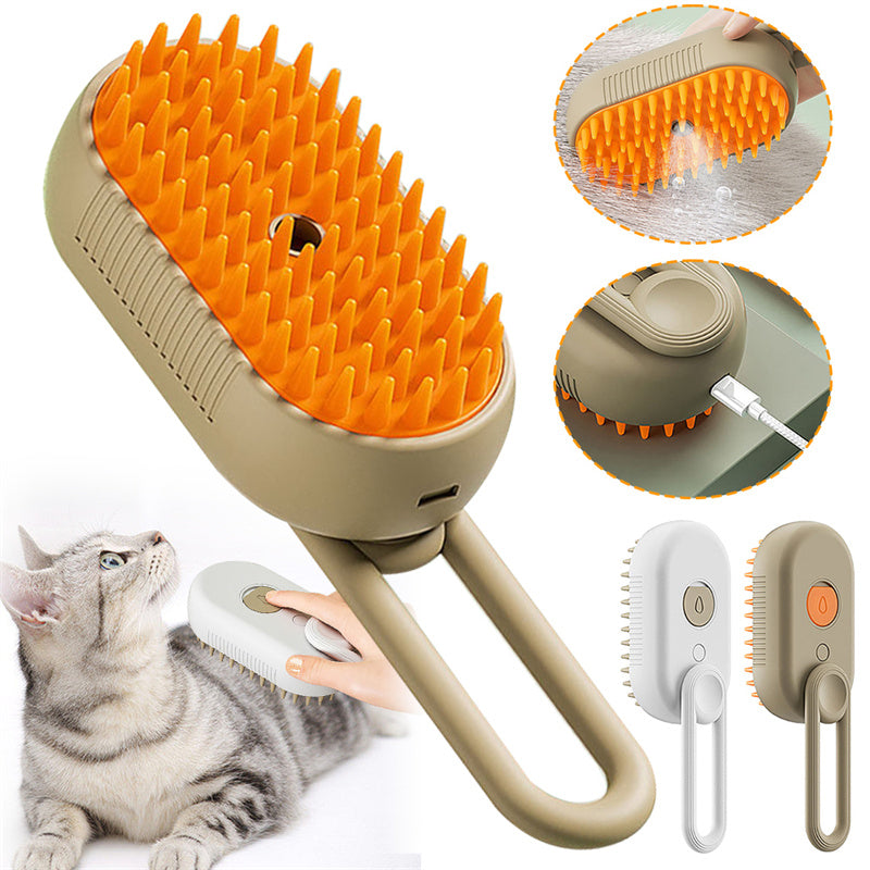 Steam Pet Hair Brush & Massage Comb