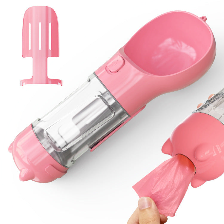 Portable Pet Travel Water Bottle & Bowl