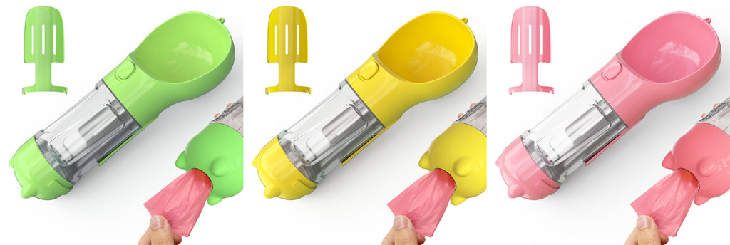 Portable Pet Travel Water Bottle & Bowl