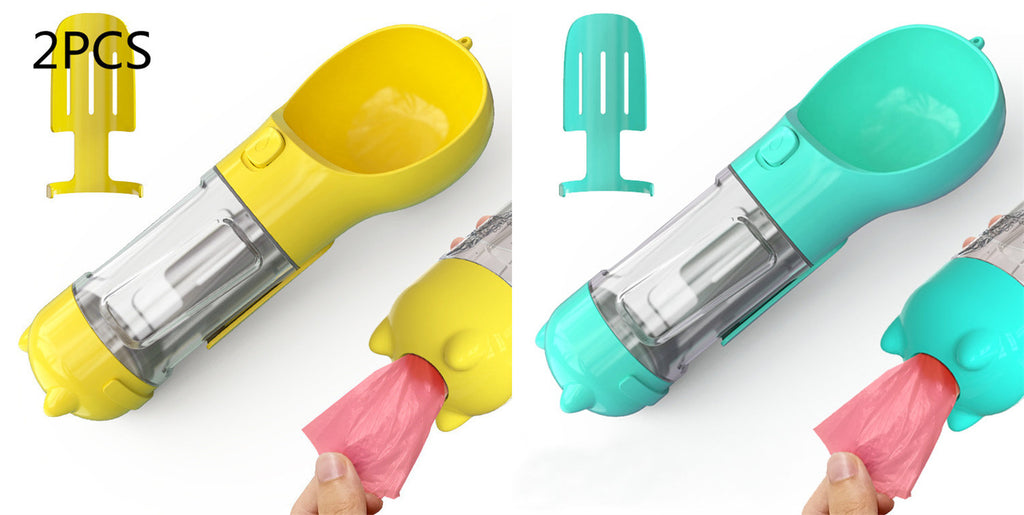 Portable Pet Travel Water Bottle & Bowl