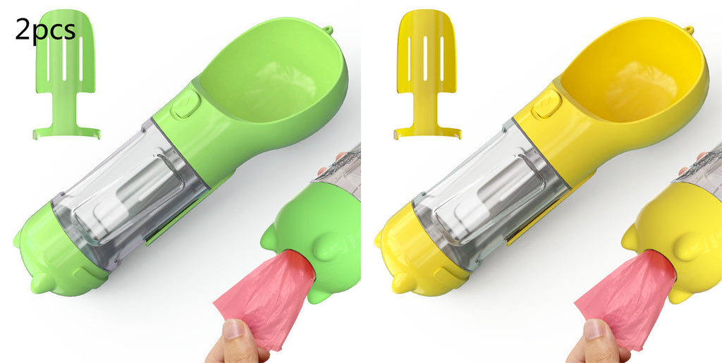 Portable Pet Travel Water Bottle & Bowl