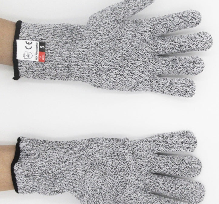 Anti-Cut Rubber Coated Safety Gloves