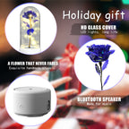 Rose Night Light with Bluetooth Speaker
