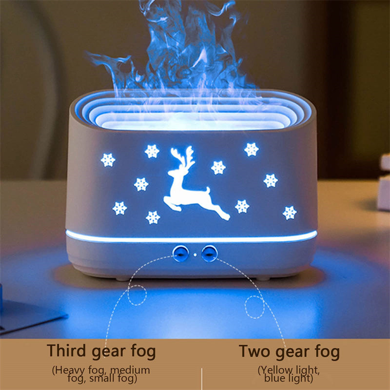Elk Flame Humidifier & Diffuser Lamp