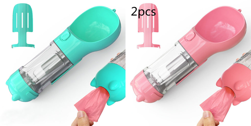 Portable Pet Travel Water Bottle & Bowl