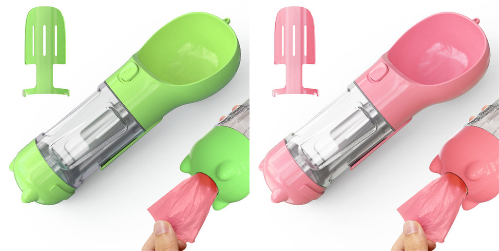 Portable Pet Travel Water Bottle & Bowl