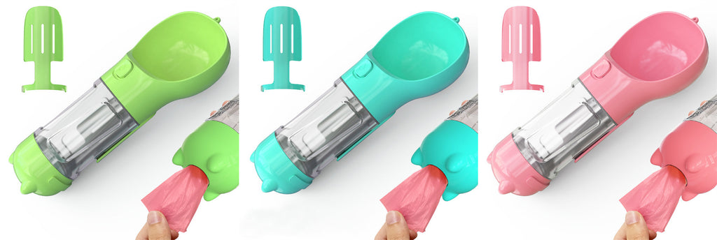 Portable Pet Travel Water Bottle & Bowl
