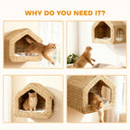 Cat Wall Mounted Shelf & Bed