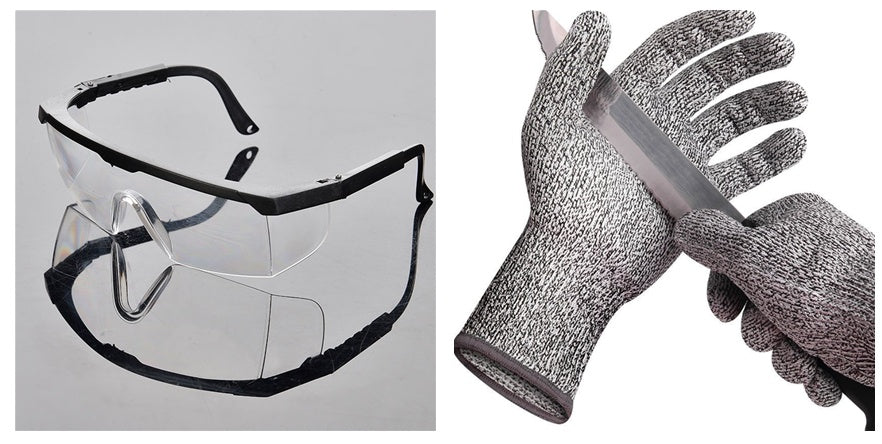 Anti-Cut Rubber Coated Safety Gloves