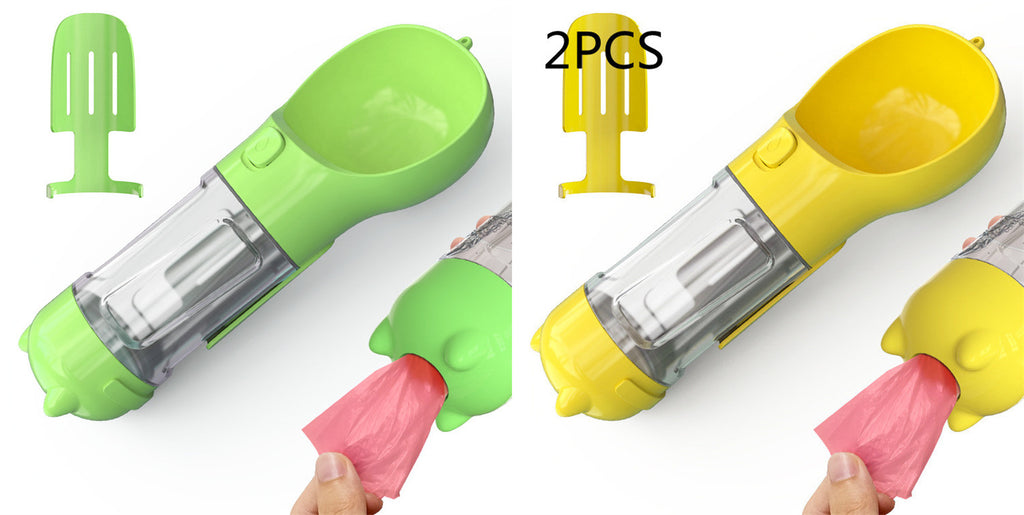 Portable Pet Travel Water Bottle & Bowl