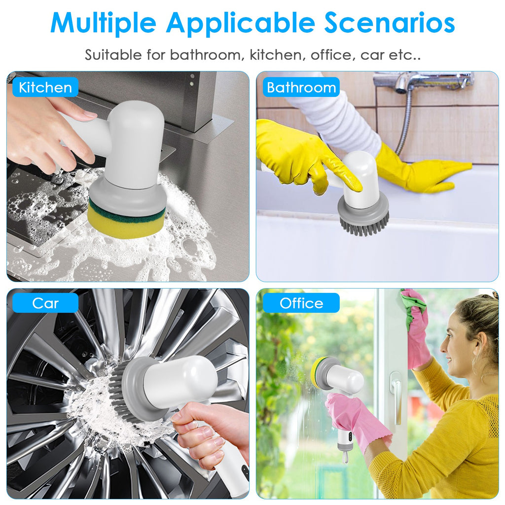 Electric Spin Scrubber for Kitchen & Bathroom