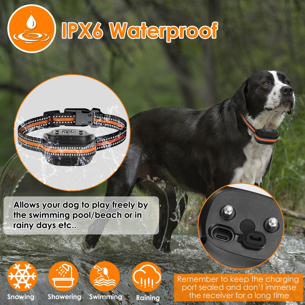 Wireless GPS Dog Fence & Tracker Collar