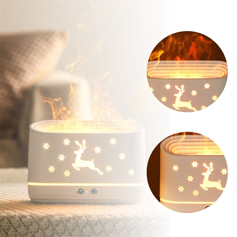 Elk Flame Humidifier & Diffuser Lamp
