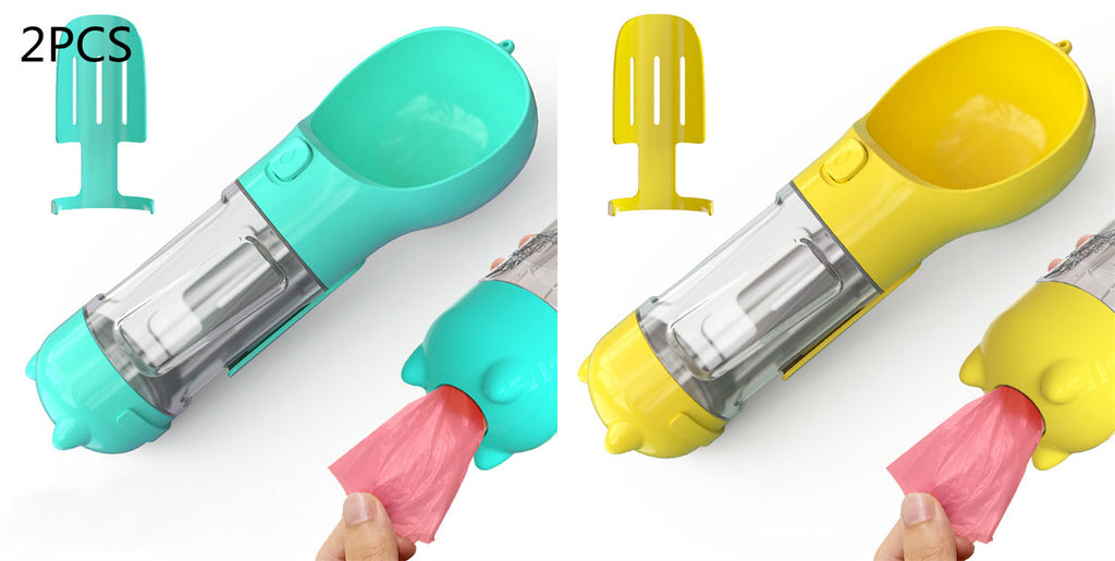 Portable Pet Travel Water Bottle & Bowl